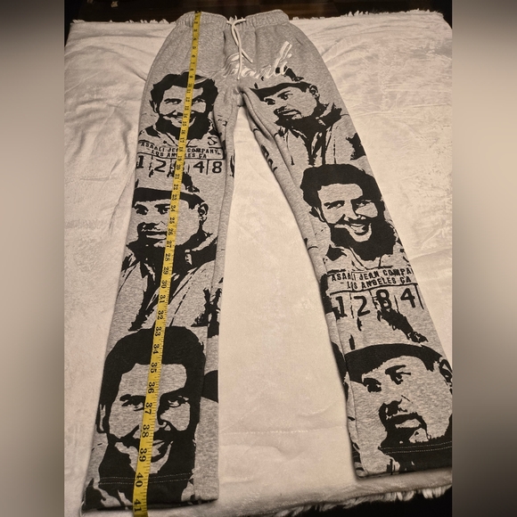 Asaali Sweatpants Color Grey/Black Size Small - Picture 4 of 12